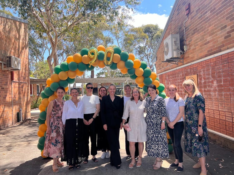 Photo of Principal, Mrs Justine Williams and Staff