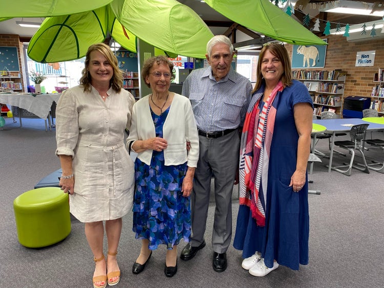 Photo of Mr Ronald and Cathlyn (nee Matthei) Wolf - two of our first students from the late 1930's