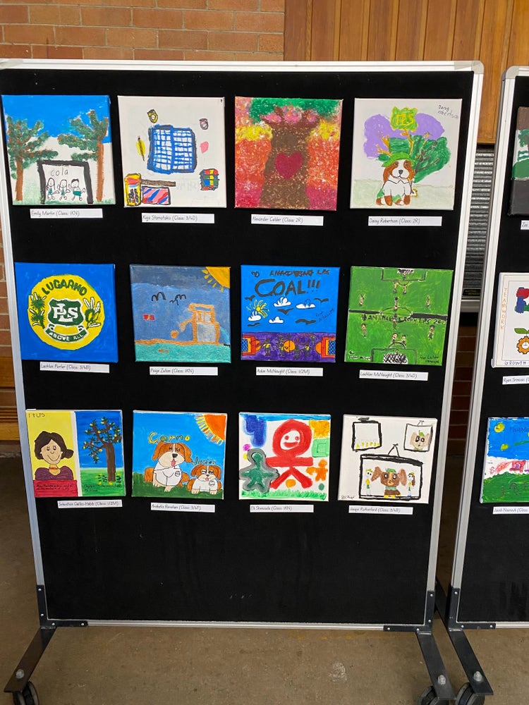 Photo of student artwork