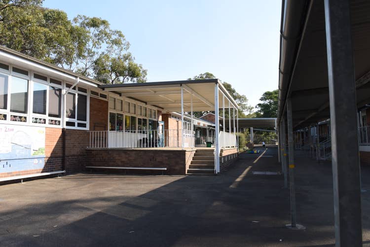 Photo of external of a classroom